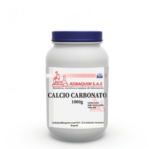CARBONATO DE CALCIO USO ALIMENTICIO [1 kg], Cosmotienda